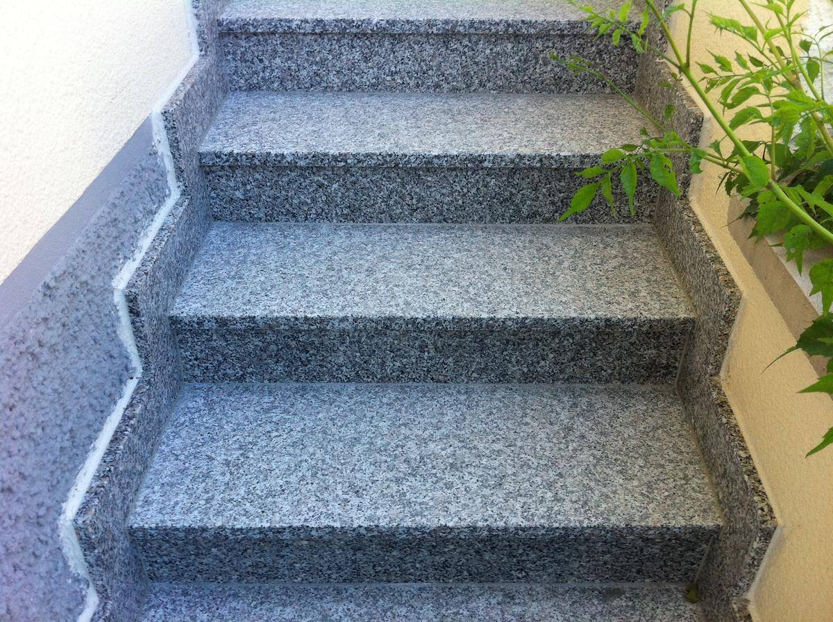 rénovation et pose escalier en granit région Strasbourg Bischwiller 5