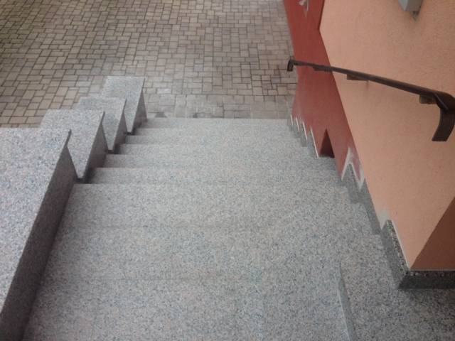 Escalier et dallage granit &#8211; Extérieur Brumath 0